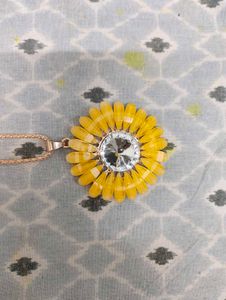 Sunflower Pendant Necklace