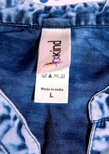 Denim Kurti and jeans