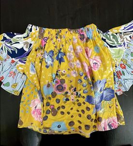 Bohemian Patchwork Floral Blouse