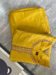 Yellow haldi function Kurta Set