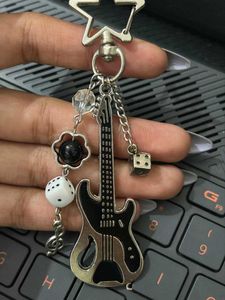 Guitar Charm Keychain