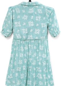 Charming Floral Print Dress for Girls