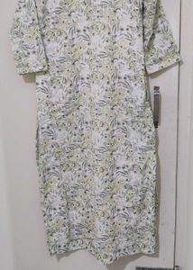 Floral Print Kurta