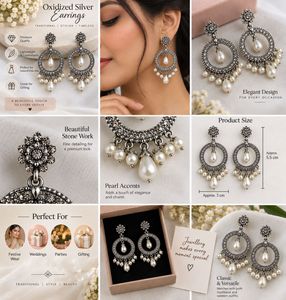 Elegant Pearl Drop Hoop Earrings