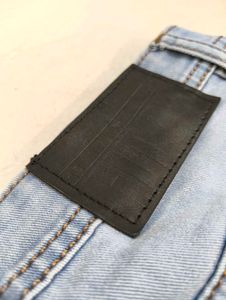 Light Wash Straight Leg Jeans