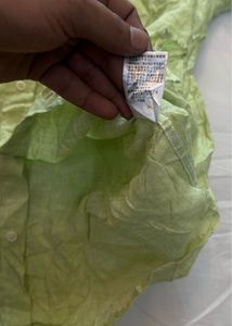 Men's Light Green Linen Shirt