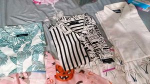 5 Men's Casual Button-Down Shirts (Lot)