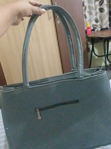 Stylish Grey Tote Bag
