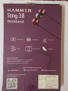 HAMMER Sting 3.0 Wireless Neckband Earphones with