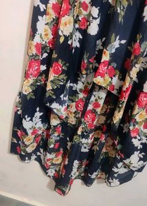 Multi Floral Printed Dress For 36 Bust