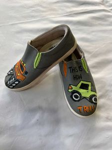 Kids Monster Truck Slip-On Shoes