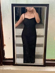 Elegant Black Slip Dress