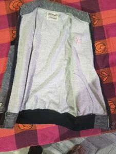 My lucky charm Men's Grey Sleeveless Jacket