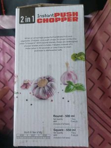 2-in-1 Instant Push Chopper