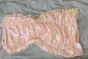 Ruched bodycon mini dress (pink)