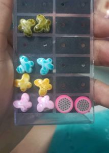 small butterfly studs