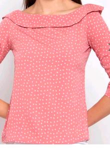 Style Quotient Myntra Pink Printed Top