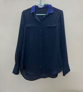 Navy Button-Down Shirt