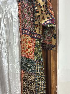 Tunic/Dress with printed cape