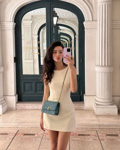 Vero Moda Sheath Beige Dress