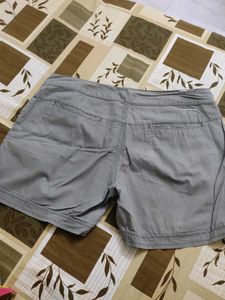 Grey Casual Shorts