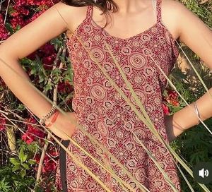Bohemian Print Spaghetti Strap Dress