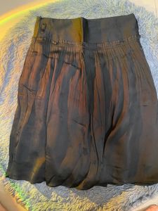 Flowy Black Midi Skirt