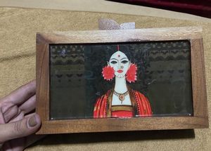 Wooden Art Trinket Traditional Sling Bag