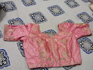 multicolour Embroidered Lehenga Choli Set