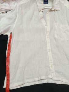 Men's White Short Sleeve Shirt