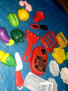 Toy Kitchen Playset Accessories 27 item's