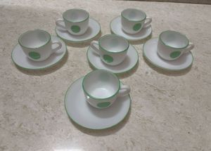🆕Bone China Cup & Saucer Set Of 12
