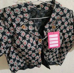 Stylish Printed Cotton Blouse
