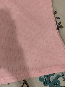 Cute Pink Ribbed Tank Top