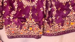 Exquisite Purple Embroidered Lehenga Choli