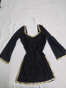 Elegant Black Kurta