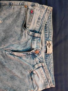 Washed Ripped Jeans