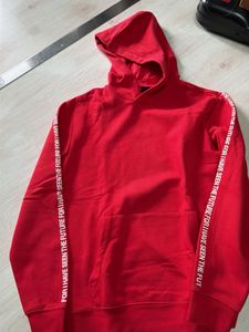 H&M Red Graphic Hoodie