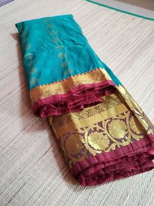 Kanchipuram Silk Saree New With Blouse