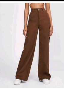 Brown Wide Leg Pants