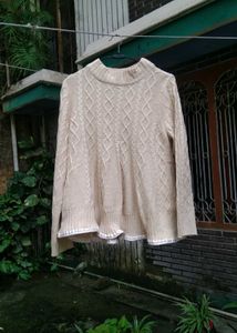 New Year Offer✨Cream Cable Knit Sweater