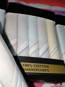 Caruso Italy Cotton Handkerchiefs