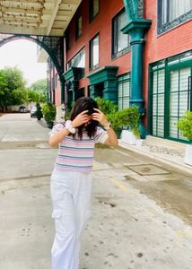 White Cargo Pants