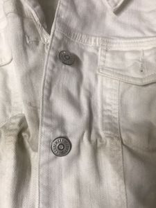 Zara White Denim Vest