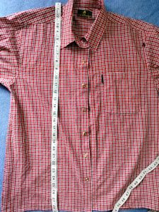 Classic Red Checkered Men's Shirt