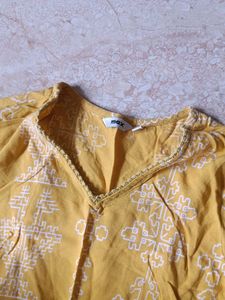 Yellow Ethnic Kurta