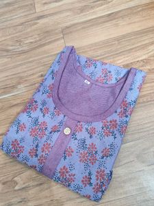 Printed Frock For Winter