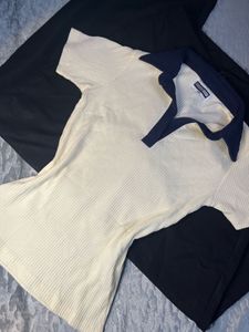 Vintage Style Polo Top