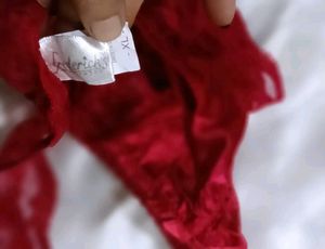 Red Lace Thong panty