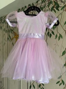 Sparkly Lavender Tulle Dress